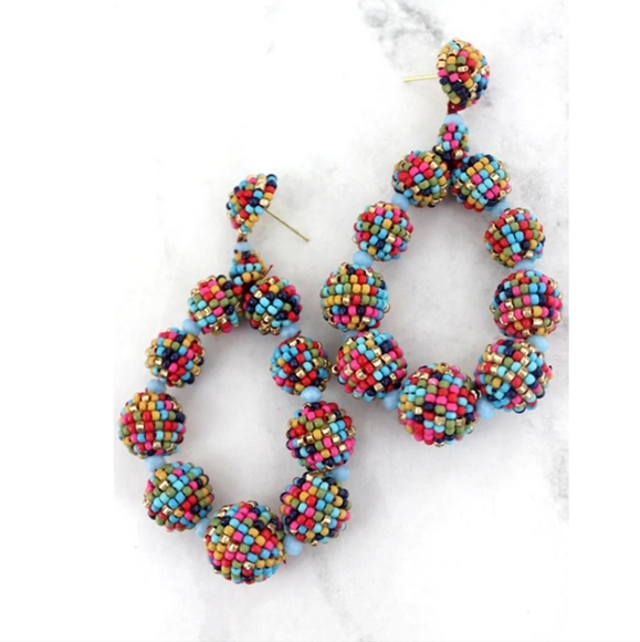 Free People Jewelry - GREAT BALLS OF FIRE MULTI-COLOR EARRINGS